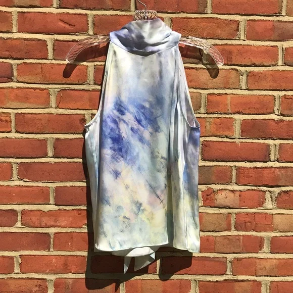 Revolve Generation Love Kaylee Printed Silk Blouse - Picture 3 of 16